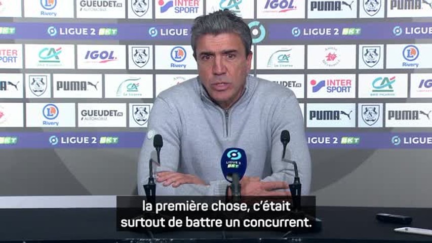 Amiens SC - Girondins : David Guion : “Il fallait surtout battre un concurrent”
