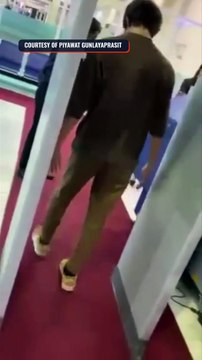 Caught on video: Alleged extortion attempt on Thai tourist at NAIA