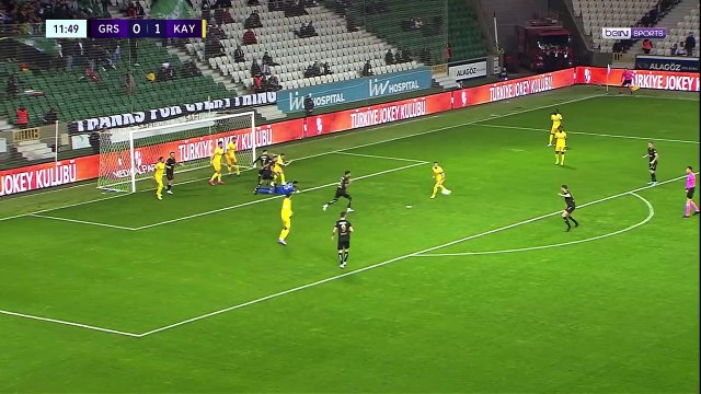 Bitexen Giresunspor 1-2 Yukatel Kayserispor Maçın Geniş Özeti ve Golleri