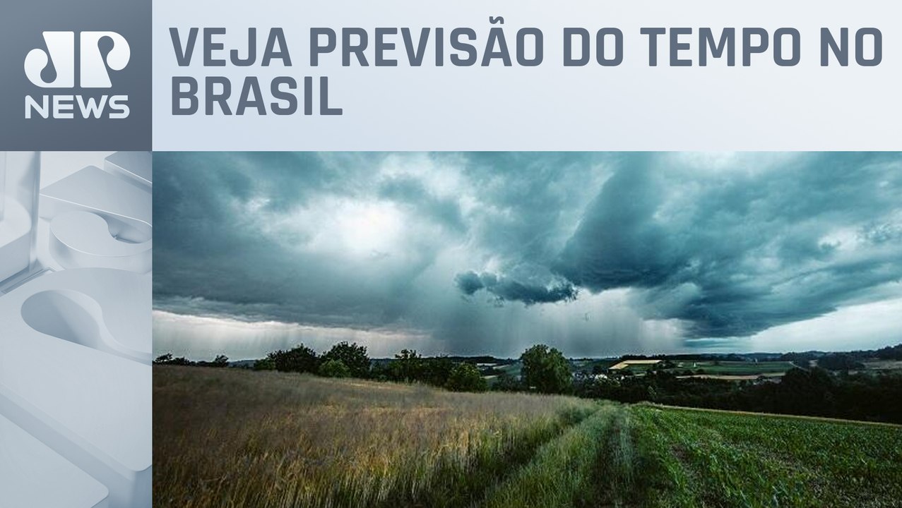 Ar seco no Rio Grande do Sul e chuva volumosa entre o Paraná e o Mato Grosso do Sul