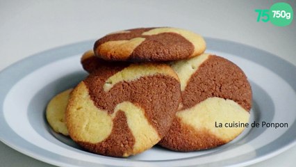 Biscuit chocolat vanille comme un tourbillon