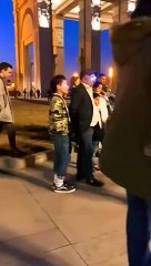 Coffin dance amazing  road side public place dance#shorts