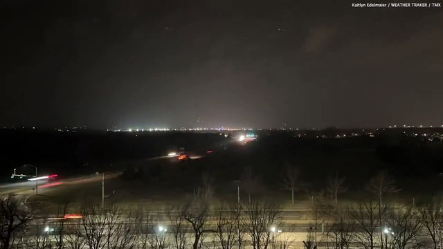 Timelapse of storm as it passes through Norman, Oklahoma