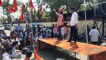 अखिल भारतीय विद्यार्थी परिषद सम्मेलन के बाद निकाली रैली