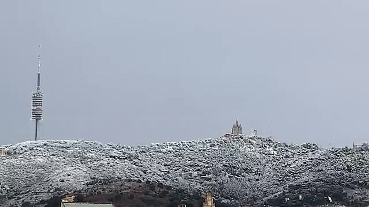 Steve Archibald alucina con la nevada en Tibidabo / REDES