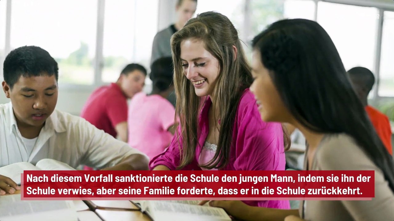 Gymnasiast wegen 'unkontrollierter Erektion' von der Schule verwiesen