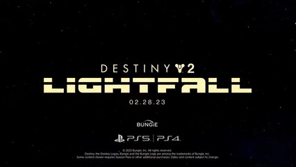 Destiny 2 Lightfall  Launch Trailer PS