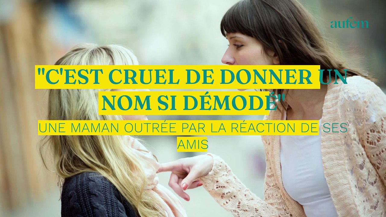 "C'est cruel de donner un nom si démodé" : une maman outrée par la réaction de ses amis