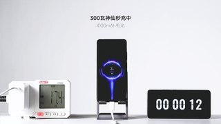 Xiaomi Redmi 300 Watt Extreme Charging Demo