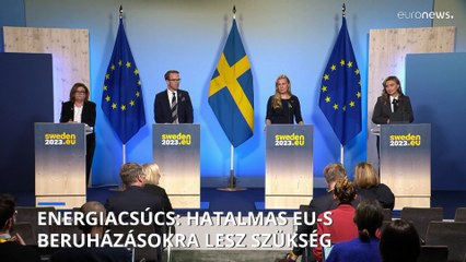 Stockholmi energiacsúcs: hatalmas EU-s beruházásokra lesz szükség