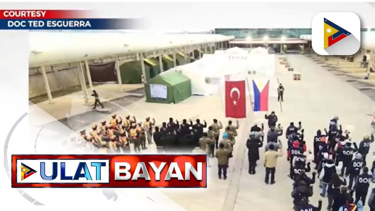 PH contingent na ipinadala sa Turkiye para tumulong sa search and rescue ops dahil sa lindol, darating sa bansa ngayong gabi