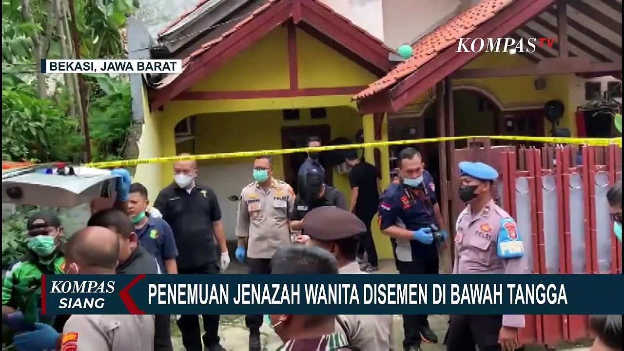 Dua Jasad Wanita yang Disemen di Rumah Kontrakan Dievakuasi dan Dibawa ke RS Polri untuk Autopsi