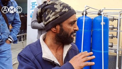 Water purifier plant was installed in GMC Baramulla today
