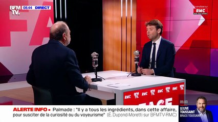 "Oui, vas-y !" : Quand Benjamin Duhamel tutoie par mégarde Éric Dupond-Moretti sur BFMTV