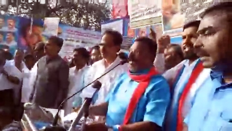 சென்னையில் பாஜகவுக்கு எதிராக விசிக ஆர்ப்பாட்டம்... திருமாவளவன் பங்கேற்று கண்டன முழக்கம்!!