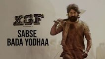 Sabse Bada Yodhaa  KGF Chapter 1  Yash  Srinidhi Shetty  Prashanth