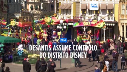 Ron DeSantis assume controlo do distrito Disney