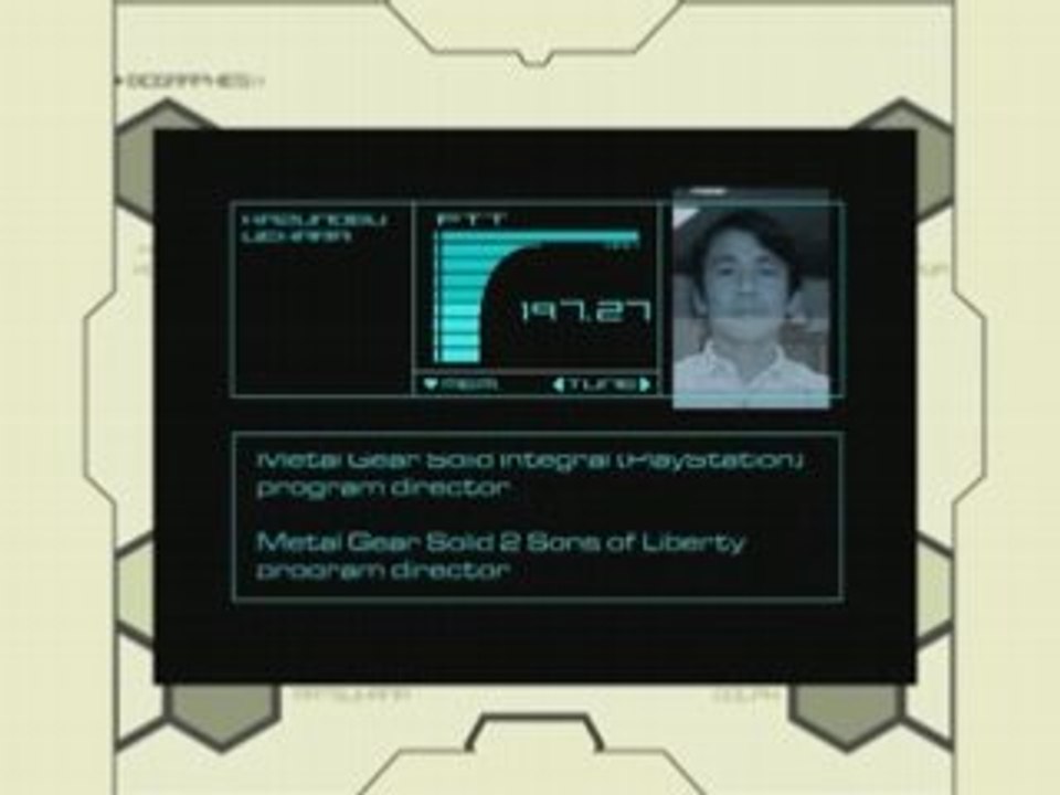 Biographies MGS2 DVD