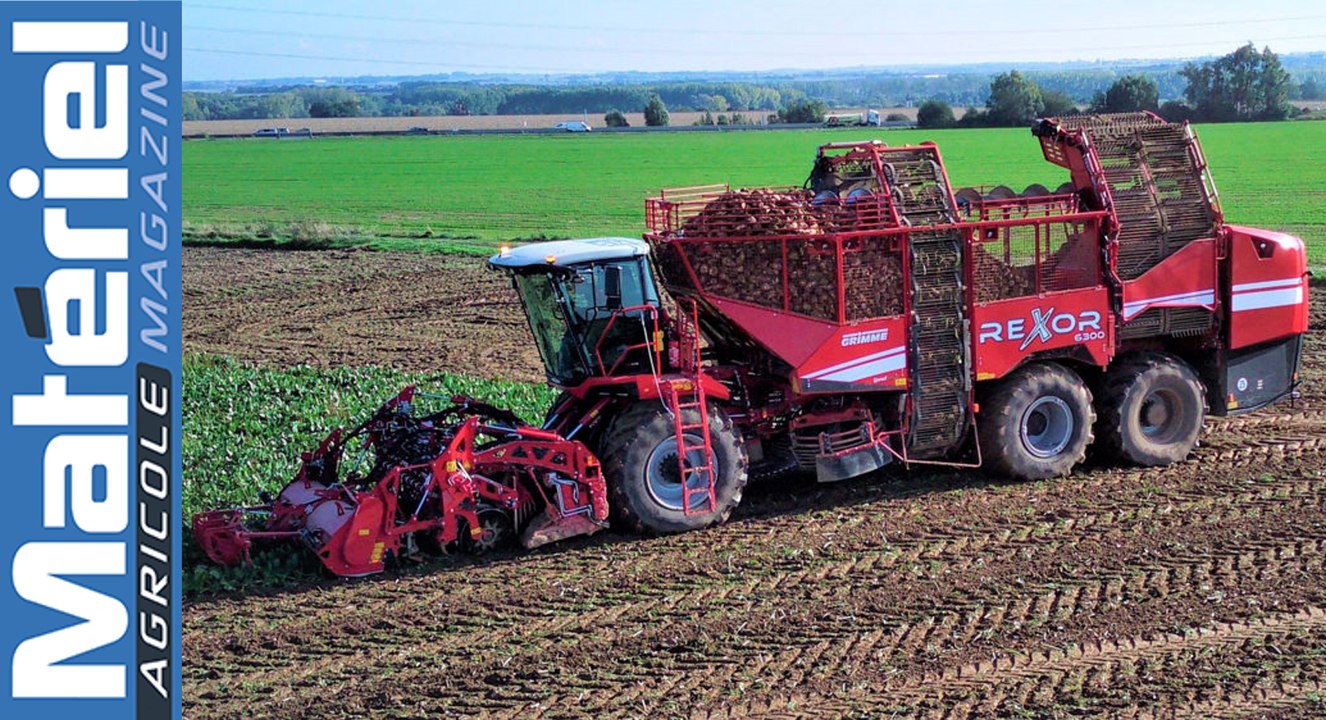 Aux commandes de l'arracheuse intégrale à betteraves Grimme Rexor 6300 Gen3