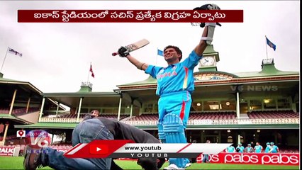Sachin Tendulkar Golden Reaction At Being Commemorated With Life- Size Statue _ V6 News