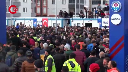 Cumhurbaşkanı Erdoğan depremin merkez üssü Elbistan'a gitti