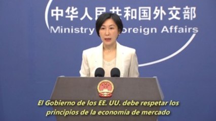 China dice que EEUU "abusa" y "reprime sin justificación" tras veto a TikTok