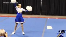 High school cheerleader competes solo at state championships after teammates quit squad