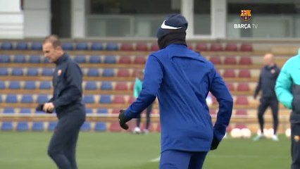 El FC Barcelona se prepara para el clásico de Copa de este jueves