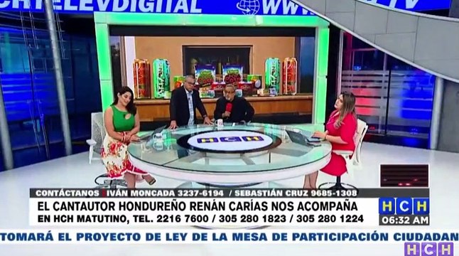 Visita de lujo | El pastor y cantautor hondureño Renán Carías da su testimonio en HCH Matutino