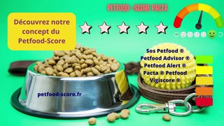 Présentation du Petfood Score