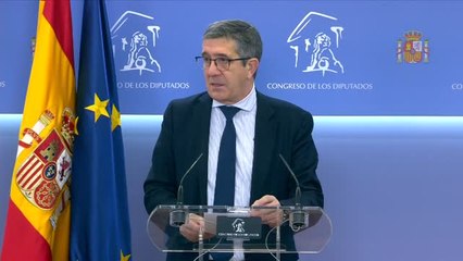 Patxi López dice que el PSOE apartará a los diputados que se "deslicen los por la pendiente de la corrupción o de actuaciones deshonestas"