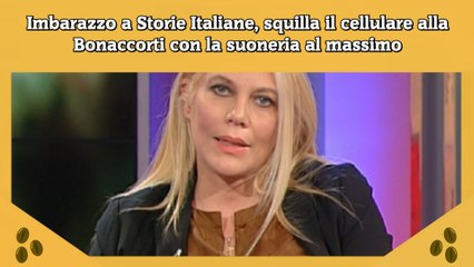 Imbarazzo a Storie Italiane, squilla il cellulare alla Bonaccorti con la suoneria al massimo