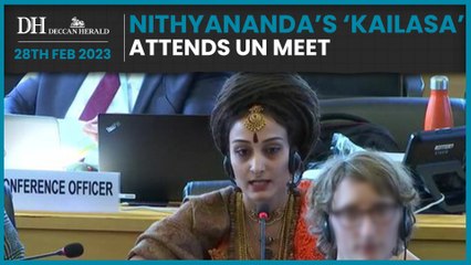 Nithyananda's Kailasa attends UN meet, says self-styled godman is being 'persecuted' by India