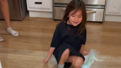 'You look like a Slurpee' - Dog's shapeshifting makeover wins her family's undivided attention