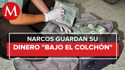 Ejército mexicano incauta millones de dólares que el 'narco' guardaba “bajo el colchón”