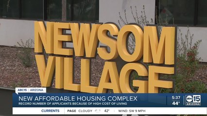 New affordable housing complex in the Valley