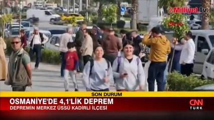 Osmaniye'de 4.1 büyüklüğünde deprem!