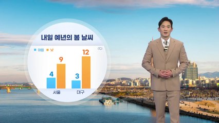 [날씨] 내일 예년의 봄 날씨...곳곳 건조주의보 / YTN