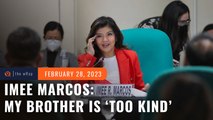 Imee Marcos says President ‘too kind’ toward smugglers, downplays differences with him and First Lady