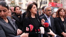 Kızılay önüne yürüyen HDP Eş Genel Başkanları Pervin Buldan ve Mithat Sancar: “Harami düzeninin sorumluları hesap verecekler” dedi