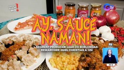 Ano ang paborito mong Pinoy sawsawan? | Dapat Alam Mo!