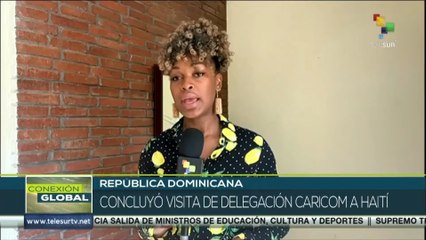 Concluye visita de delegación de Caricom a la república de Haití