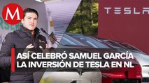 Samuel García celebra que Tesla se instale en Nuevo León: 