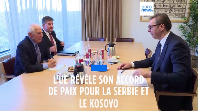Kosovo : l'UE rend public son plan de normalisation des relations avec la Serbie