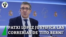 Patxi López justifica las correrías de 'tito Berni' y sus diputados en la no regulación de los lobbies