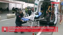 Cerrahpaşa Tıp Fakültesi’nde hastalar tahliye edilmeye başladı