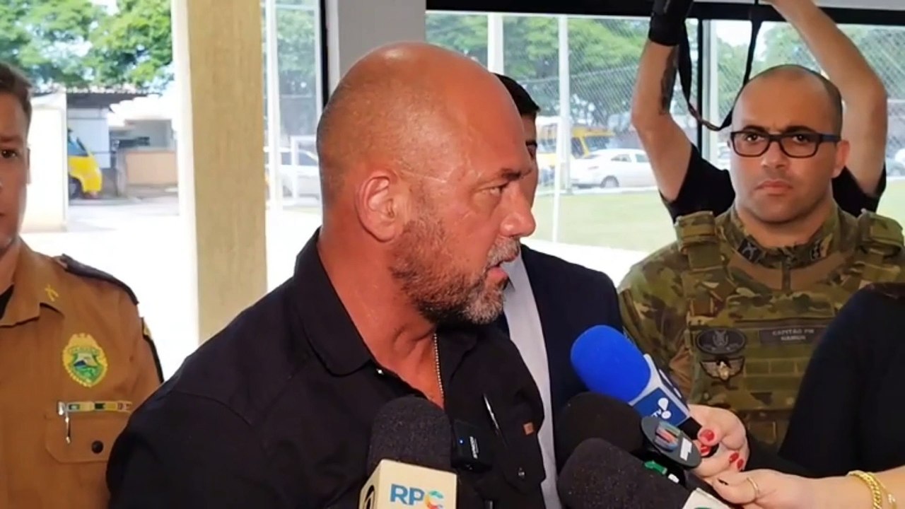 Secretário de Segurança do Paraná participa de reunião com forças de segurança em Umuarama