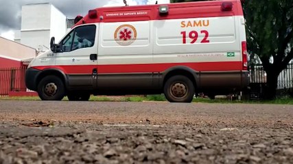 Idoso de 65 anos é socorrido pelo Samu no Bairro Santa Cruz