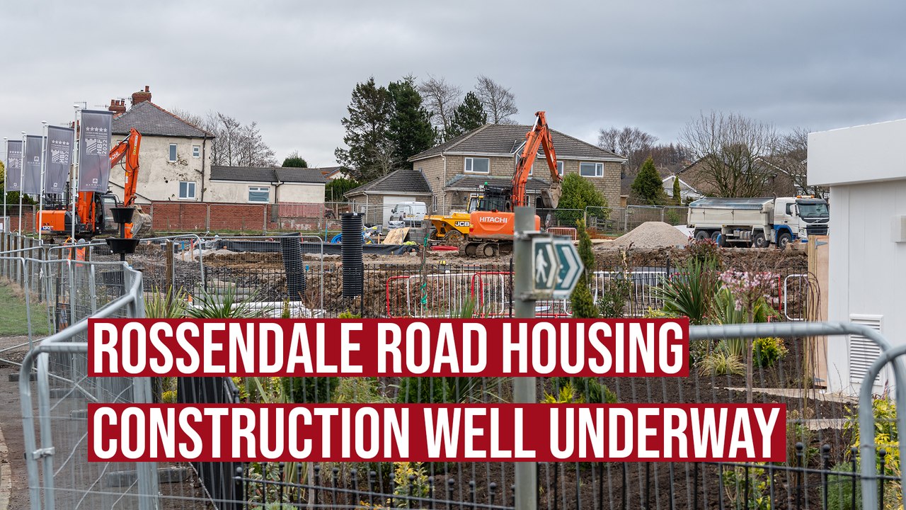 Habergham Eaves construction work starting to take shape