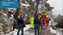 Once tramos de carreteras de Mallorca siguen cortados por la borrasca